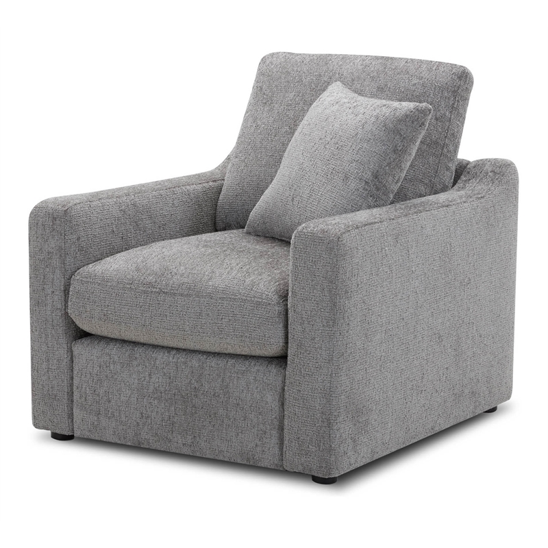 Parker Living Surrender Transitional Fabric Chair in Burmese Nature Gray