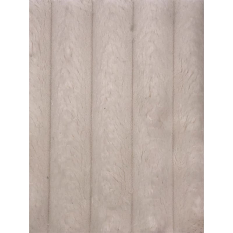 Parker Living Utopia Modern Fabric Ottoman with Casters in Ivory