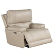Parker Living Whitman Leather Power Cordless Recliner in Linen Fossil Beige