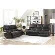 Parker Living Whitman Leather Power Cordless Loveseat in Verona Coffee Brown