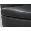 Parker Living Barolo - Vintage Slate All Italian Leather Swivel Club Chair