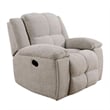 Parker Living Buster Modern Velvet and Yarns Fabric Recliner in Opal Taupe