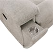 Parker Living Buster Modern Velvet and Yarns Fabric Recliner in Opal Taupe