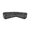 Parker Living Dalton Modern Fabric Reclining Sectional in Charcoal