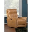 Parker Living Gershwin Traditional Leather Zero Gravity Power Recliner in Brown