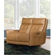 Parker Living Gershwin Leather Zero Gravity Power Reclining Loveseat in Brown
