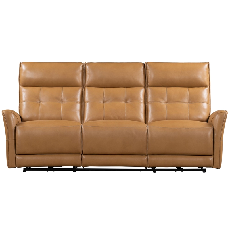 Parker Living Gershwin Leather Zero Gravity Power Reclining Sofa in Brown