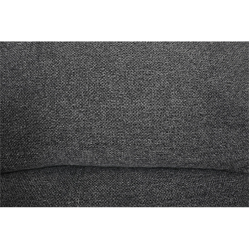 Parker Living Polaris Modern Fabric Power Reclining Sectional in Bizmark Gray