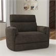 Parker Living Radius Modern Fabric Power Glider Recliner in Krypton Gray