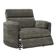 Parker Living Radius Modern Fabric Power Glider Recliner in Krypton Gray