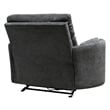 Parker Living Radius Modern Fabric Power Glider Recliner in Charcoal
