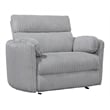 Parker Living Radius Modern Fabric Power Glider Recliner in Mega Gray