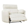 Parker Living Radius Modern Fabric Power Glider Recliner in Ivory