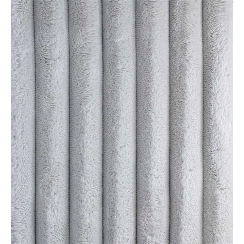 Parker Living Radius Modern Fabric Swivel Glider Recliner in Gray