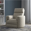 Parker Living Radius Modern Fabric Swivel Glider Recliner in Tatum River Rock