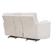 Parker Living Radius Fabric Power Glider Reclining Console Loveseat in Ivory