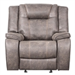 Parker Living Blake Traditional Microfiber Glider Recliner in Taupe