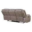 Parker Living Blake Traditional Microfiber Reclining Sofa in Taupe