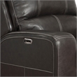 Parker Living Swift Modern 6 Pc Leather Reclining Sectional in Charcoal