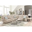 Parker Living Whitman Modern 6 Pc Leather Reclining Sectional in Gray