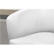 Parker Living Barolo - Snow All Italian Leather Swivel Club Chair