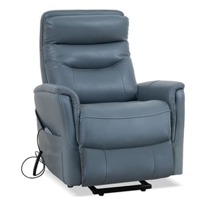 parker living gemini softy azure power lift recliner with articulating headrest