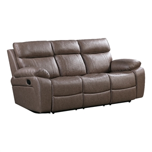 parker living theon - stokes toffee manual reclining sofa with drop down table