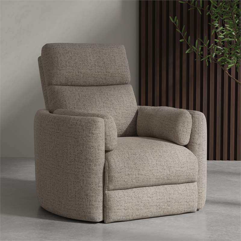 Parker Living Radius - Burlap Polyester Manual Swivel Recliner
