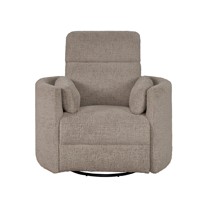 Parker Living Radius - Burlap Polyester Manual Swivel Recliner