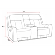 Parker Living Haywood - Butternut Power Reclining Console Loveseat P2