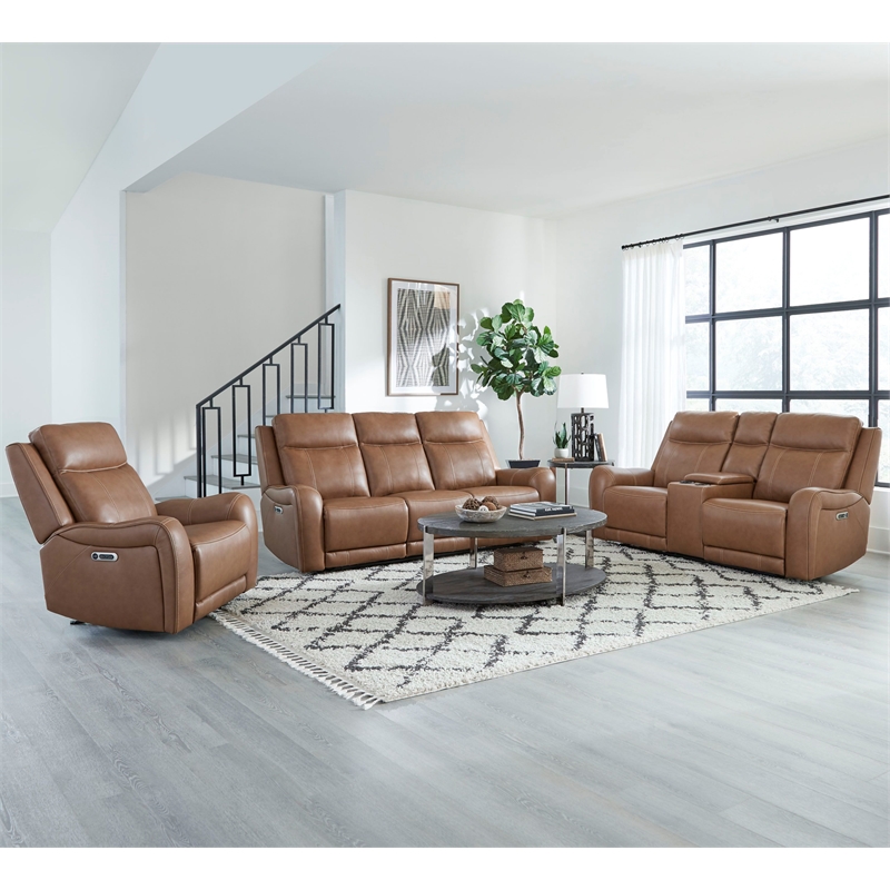 Parker Living Haywood - Butternut Power Reclining Console Loveseat P2