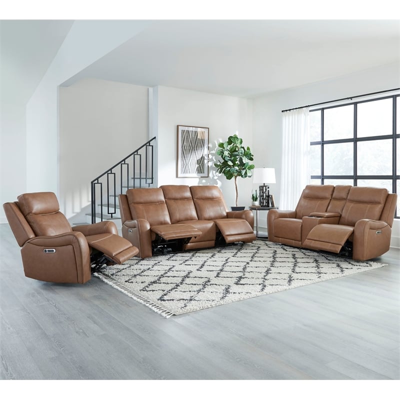 Parker Living Haywood - Butternut Power Reclining Console Loveseat P2