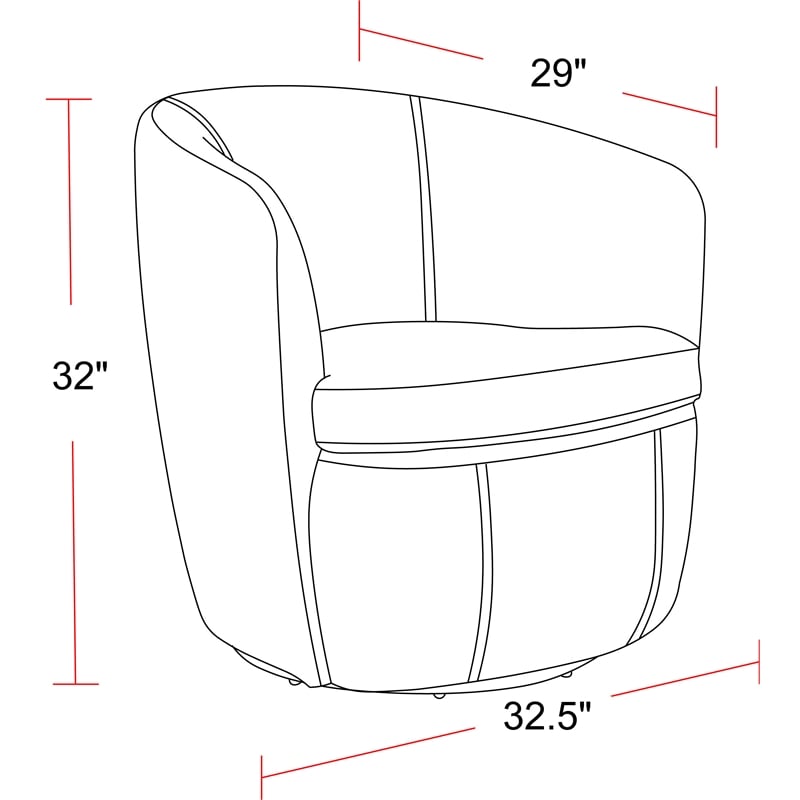 Parker Living Barolo - Vintage Whiskey All Italian Leather Swivel Club Chair