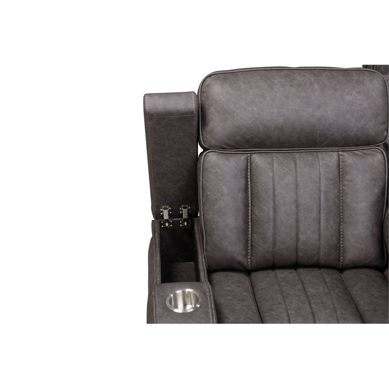 Parker Living Equinox - Mercury Power Reclining Sofa with Drop Down ...