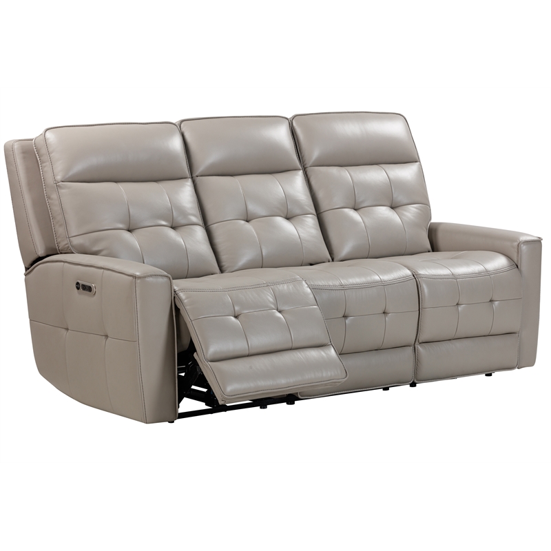 Parker Living Canterbury - Pewter Power Reclining Zero Gravity Sofa P2
