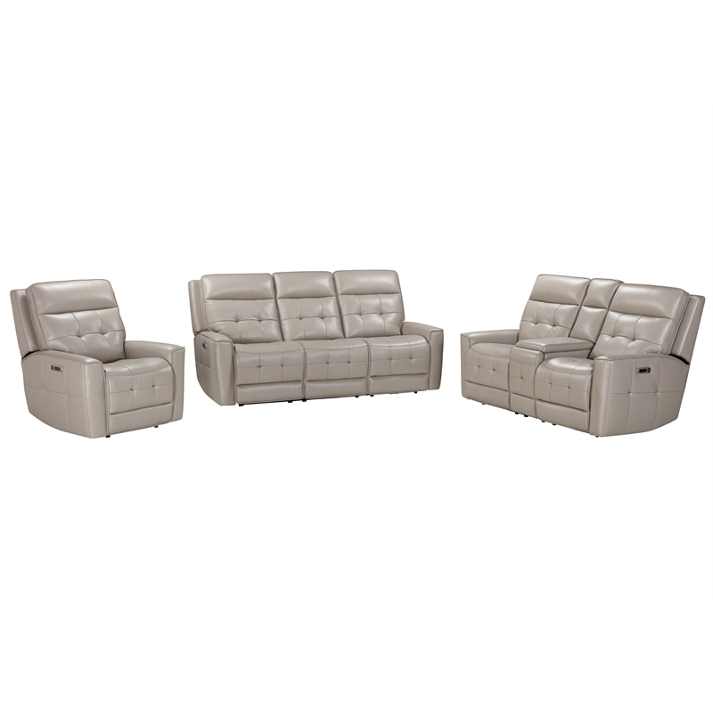 Parker Living Canterbury - Pewter Power Reclining Zero Gravity Sofa P2