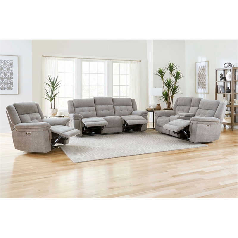 Parker Living Richland - Bristol Grey Power Recliner P2