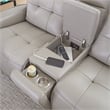 Parker Living Canterbury Pewter Power Reclining Zero Gravity Console Loveseat P2