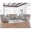 Parker Living Canterbury Pewter Power Reclining Zero Gravity Console Loveseat P2
