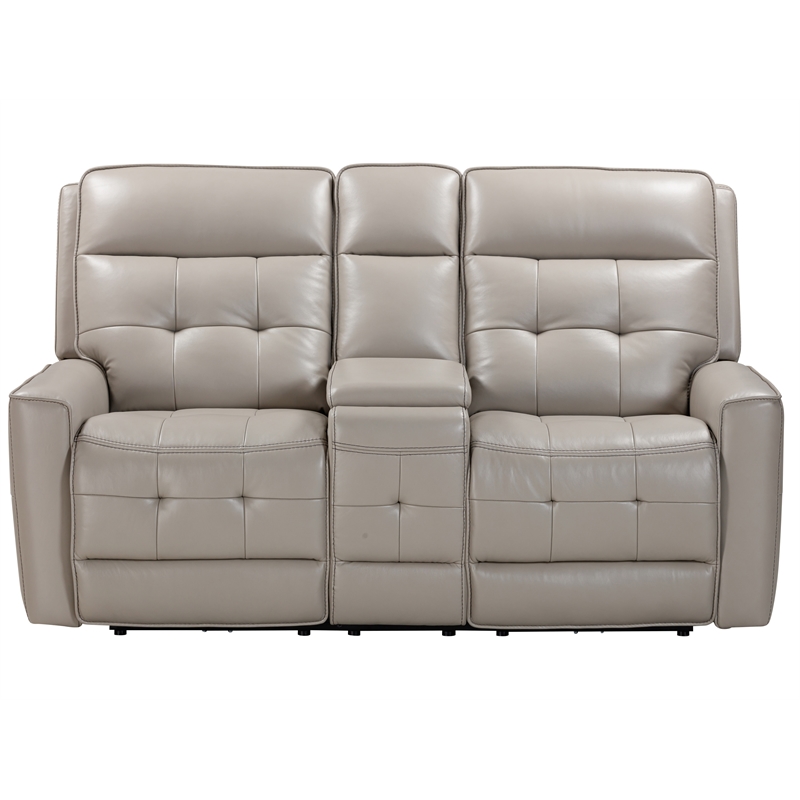 Parker Living Canterbury Pewter Power Reclining Zero Gravity Console Loveseat P2