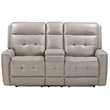 Parker Living Canterbury Pewter Power Reclining Zero Gravity Console Loveseat P2