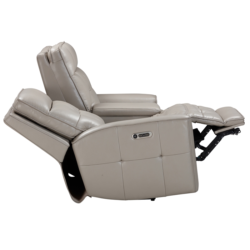 Parker Living Canterbury Pewter Power Reclining Zero Gravity Console Loveseat P2