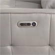 Parker Living Canterbury Pewter Power Reclining Zero Gravity Console Loveseat P2