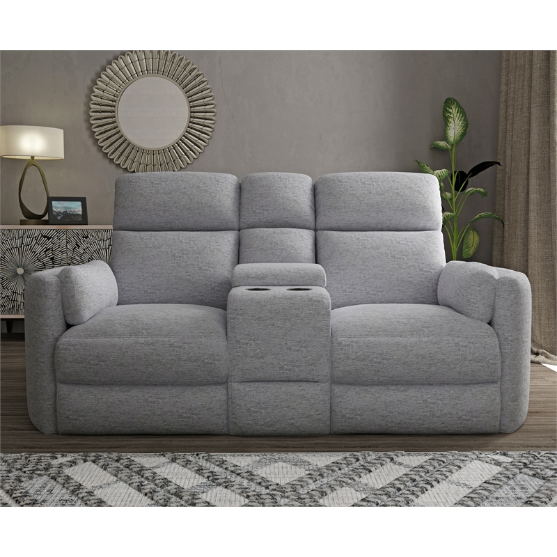 Parker Living Radius - Mineral Power Glider Reclining Console Loveseat