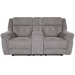Parker Living Richland - Bristol Grey Power Reclining Console Loveseat P2