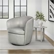 Parker Living Barolo - Steamboat Ice All Italian Leather Swivel Club Chair