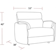 Parker Living Radius Xl Extra Wide Power Glider Recliner in Mega Gray (Set of 2)