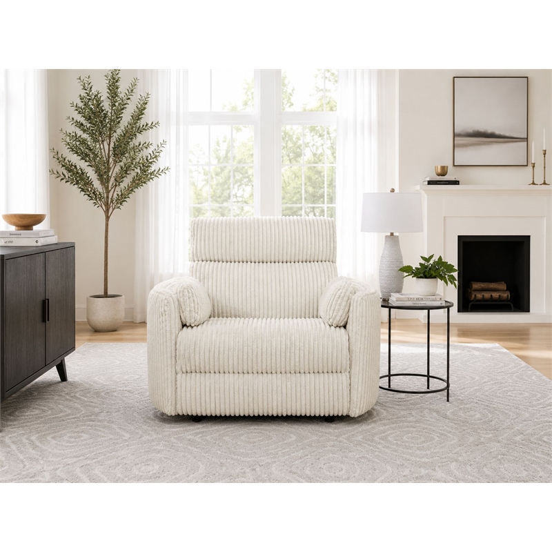 Parker Living Radius Xl Extra Wide Power Glider Recliner - Mega Ivory (Set of 2)