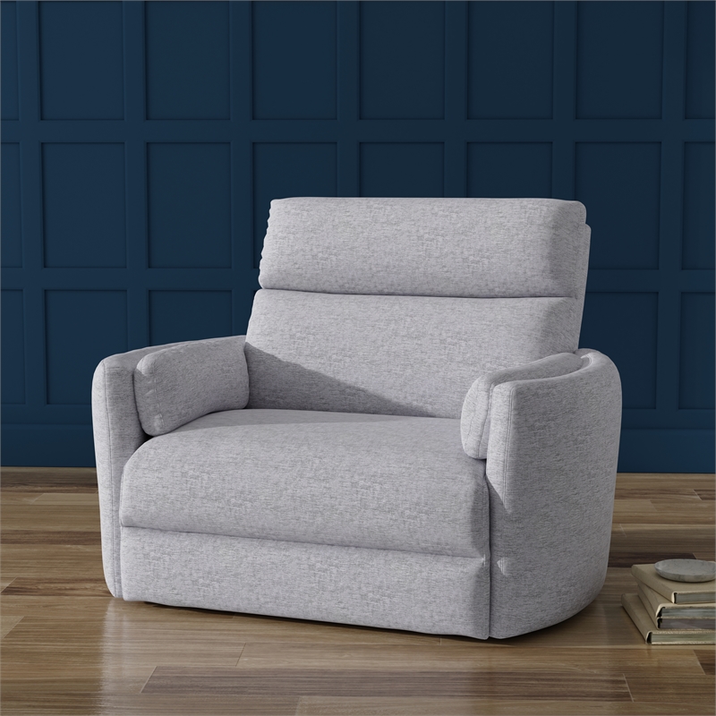 Parker Living Radius Xl Extra Wide Power Glider Recliner in Mineral (Set of 2)