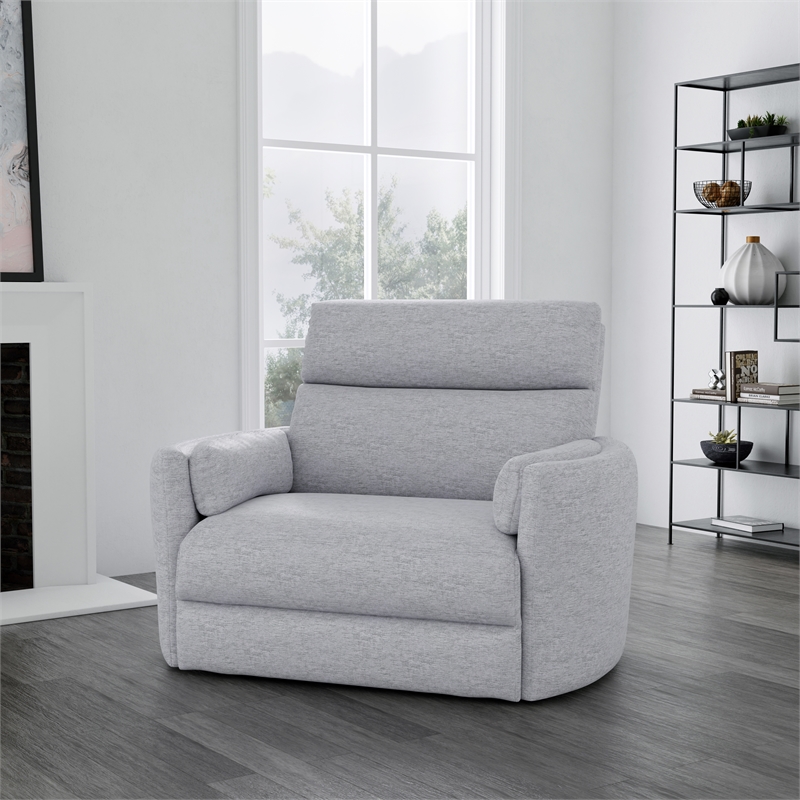 Parker Living Radius Xl Extra Wide Power Glider Recliner in Mineral (Set of 2)
